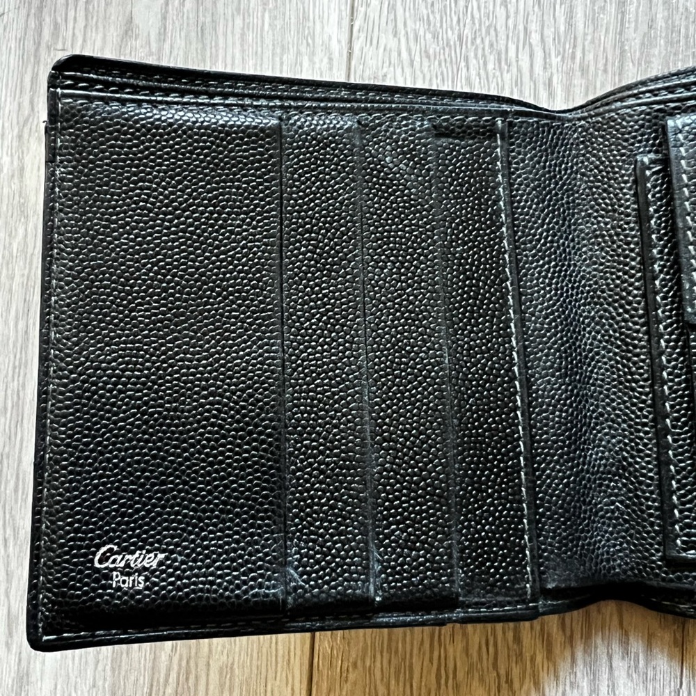 Cartier Santos Leather Wallet - Picture 10 of 11